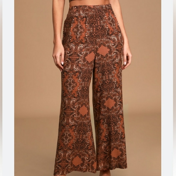 Amuse Society Pants - SOLD 💋 4/$14 Amuse Society Paradise Wide Leg Cropped Pants